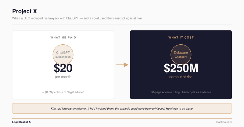 A consumer chatbot versus a $250 million earnout at risk in Delaware Chancery